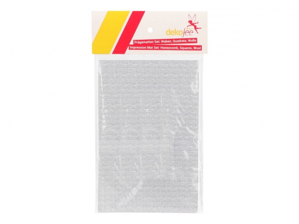 Impression Mat Set 2 - Honeycombs, Squares, Wool